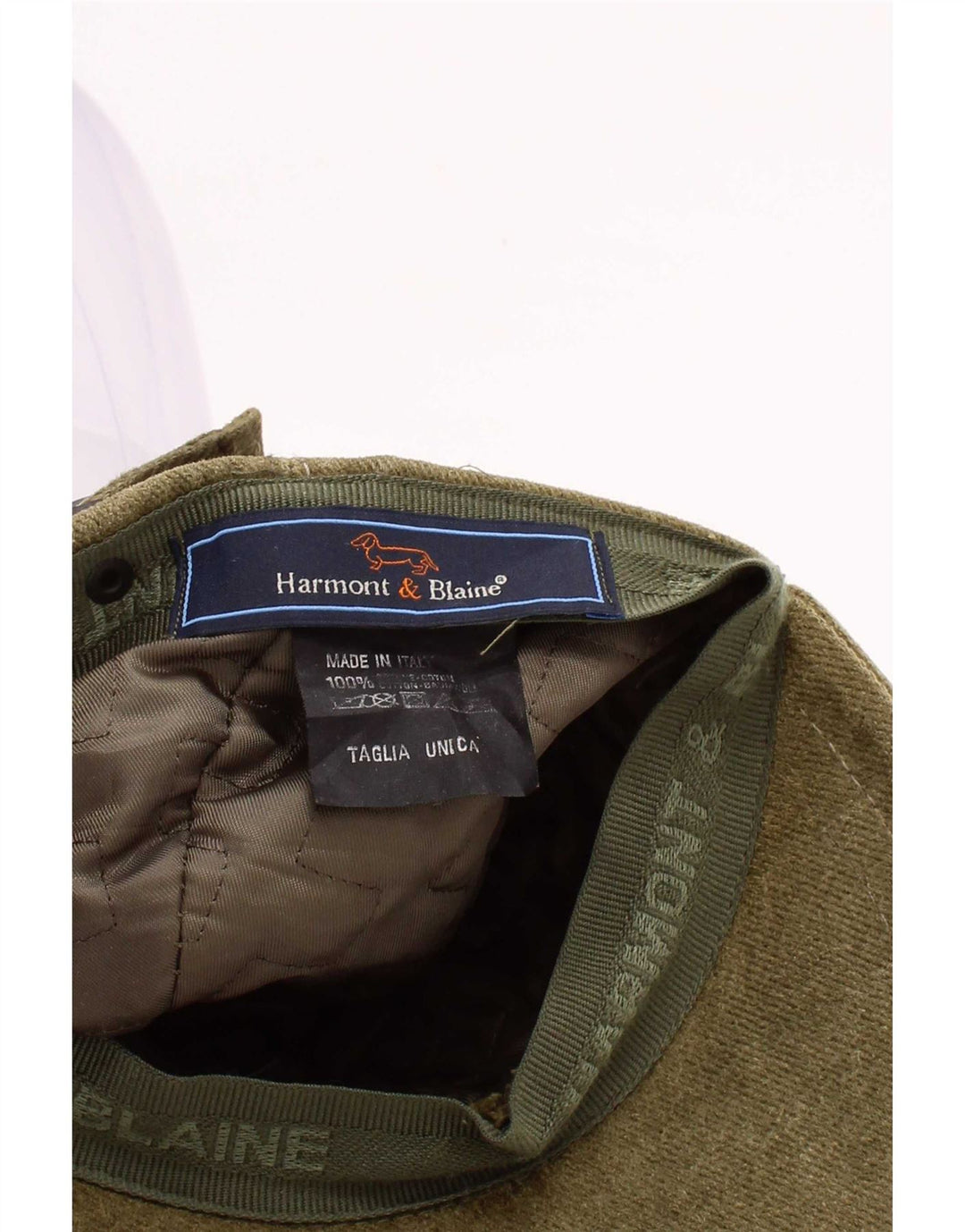 Ανδρικό καπέλο μπέιζμπολ Harmont & Blaine One Size, Χακί βαμβακερό