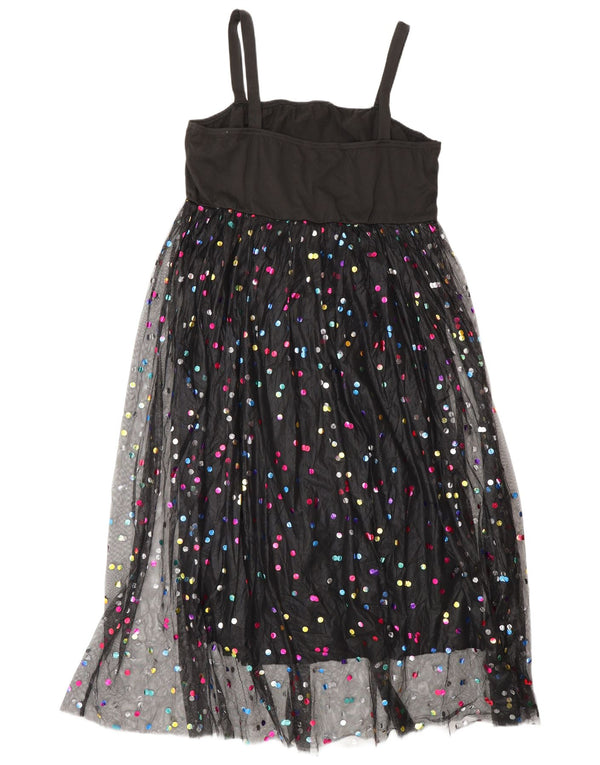 Shein γυναικείο αμάνικο φόρεμα Empire UK 20 2XL μαύρες φλύκταινες