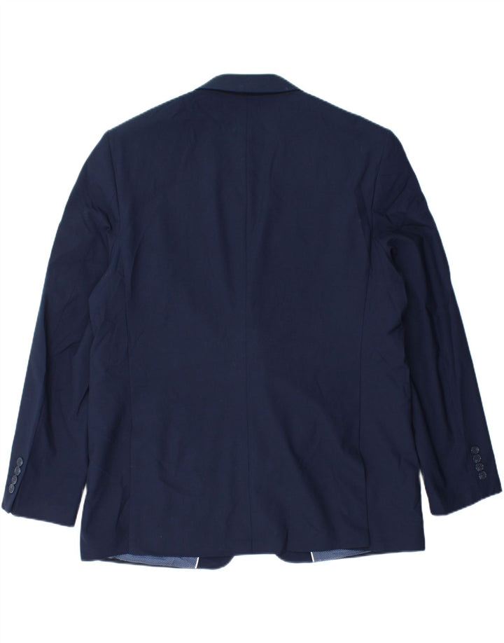Marks & Spencer Ανδρικό σακάκι μπλέιζερ με 2 κουμπιά EU 56 3XL Navy Blue Wool