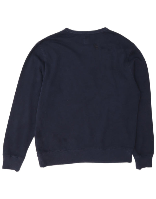 Ανδρικό γραφικό φούτερ Gap Jumper Medium Navy Blue βαμβακερό
