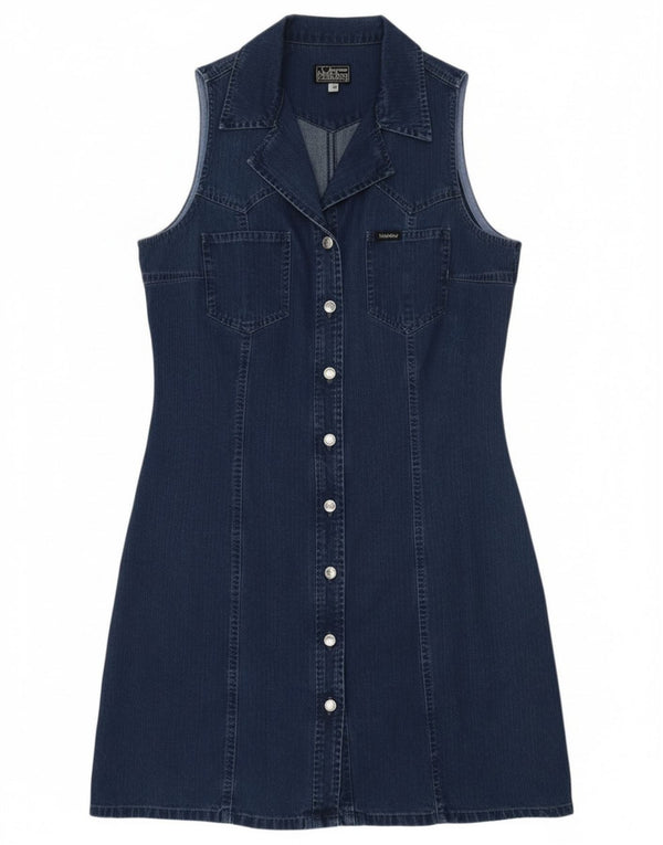 Holiday Γυναικείο Αμάνικο Τζιν Φόρεμα UK 14 μεγάλο μπλε βαμβακερό