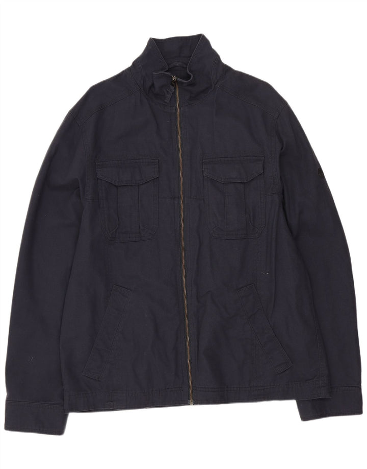 TIMBERLAND Ανδρικό Utility Jacket UK 40 Large Navy Blue Cotton