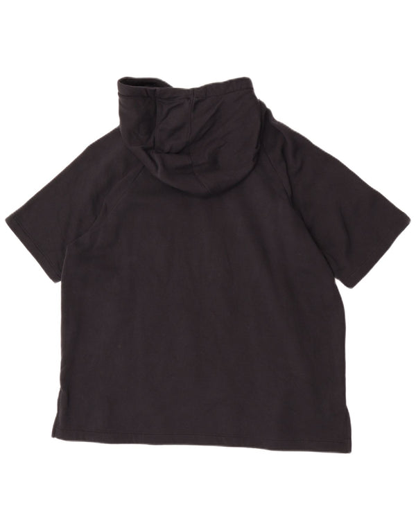 Under Armour Γυναικείο γραφικό κοντομάνικο κουκούλα Jumper UK 16 Large Μαύρο