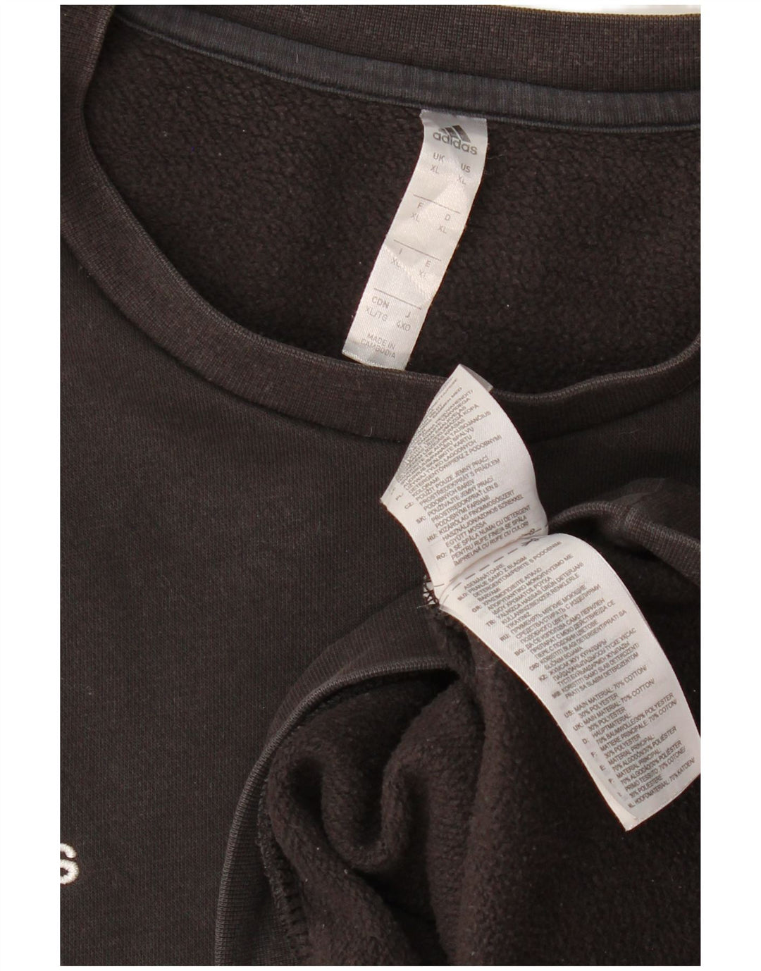 Ανδρικό φούτερ ADIDAS Jumper XL Μαύρο βαμβακερό