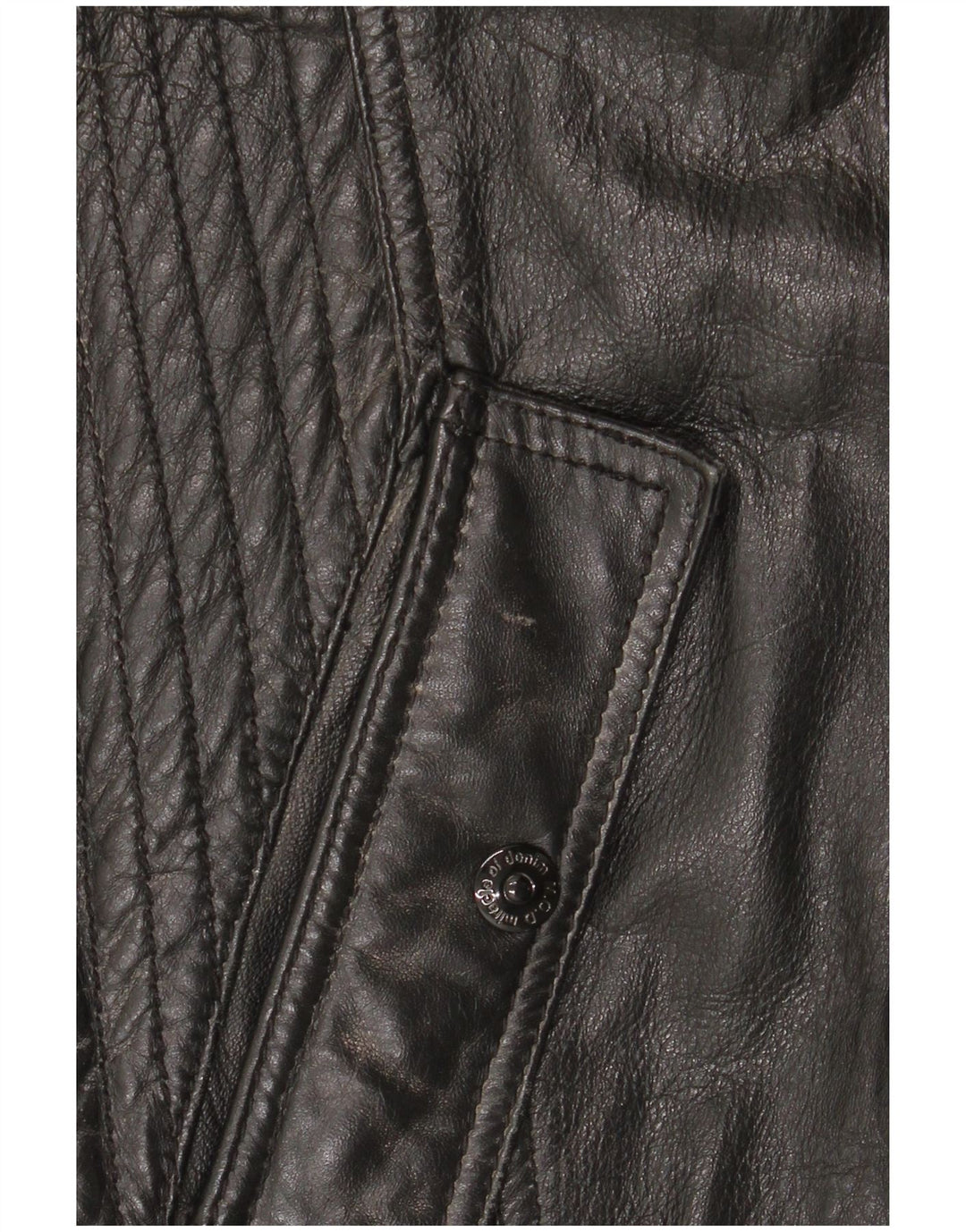 Vintage Ανδρικό Δερμάτινο Μπουφάν UK 42 XL Μαύρο Δερμάτινο
