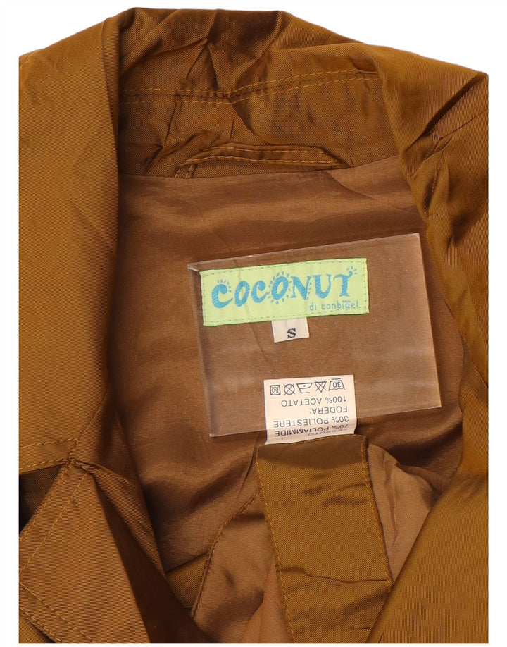 Conbipel Γυναικεία καμπαρντίνα Oversized UK 10 Small Brown Polyamide