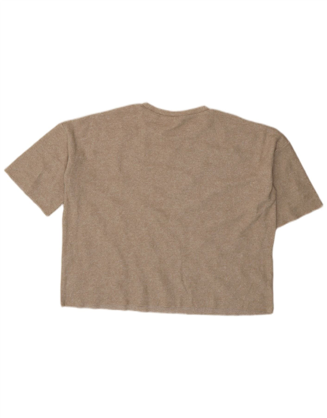Zara Γυναικεία Μπλούζα Trafaluc Oversized Top UK 14 Medium Beige Spotted
