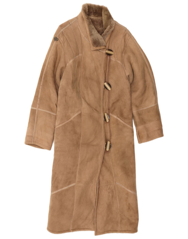 Vintage Γυναικείο Παλτό Shearling EU 42 Μεγάλο Καφέ