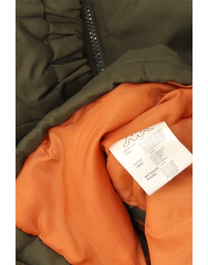 Kappa Ανδρικό μπουφάν με επένδυση UK 38 Medium Khaki Colorblock Polyester