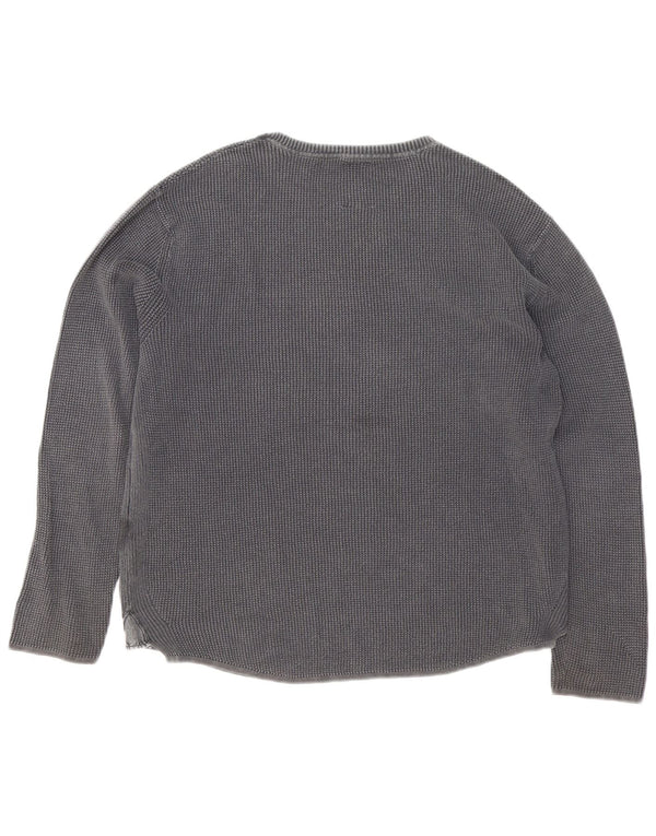 Zara Boys Boat Neck Jumper πουλόβερ 13-14 ετών Γκρι βαμβακερό