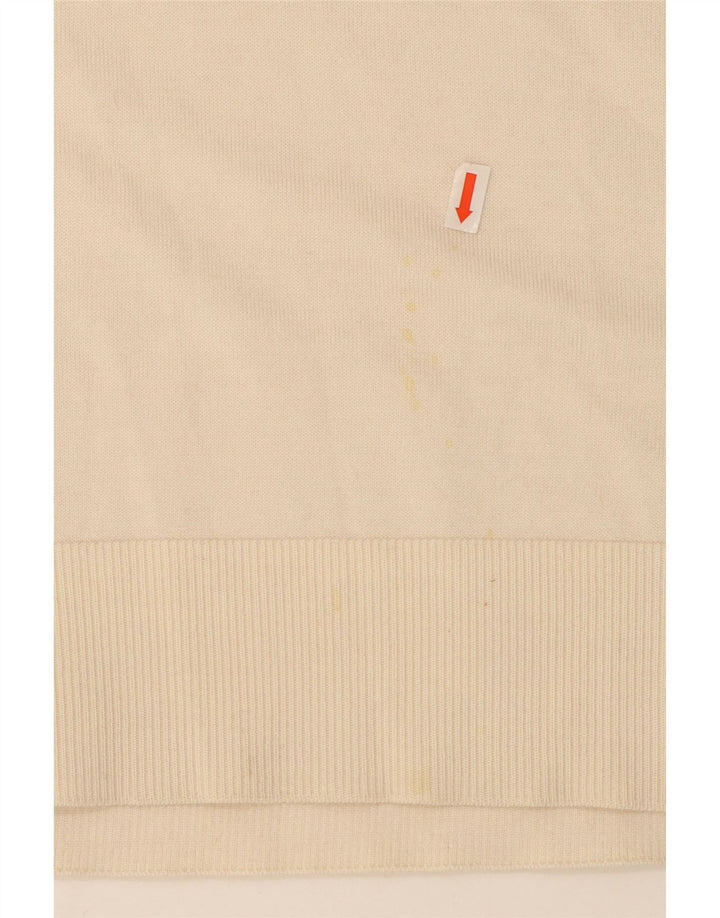 Marks & Spencer Γυναικείο πουλόβερ με λαιμό πόλο UK 12 Medium Off White