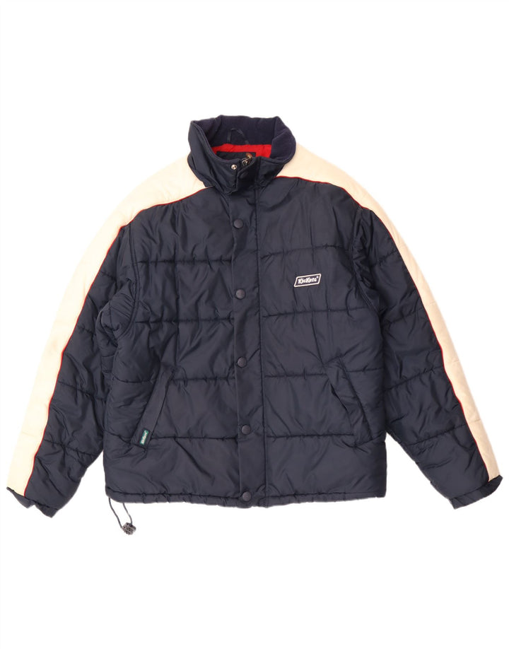Kickers Ανδρικό μπουφάν με επένδυση UK 38 Medium Navy Blue Colorblock Nylon