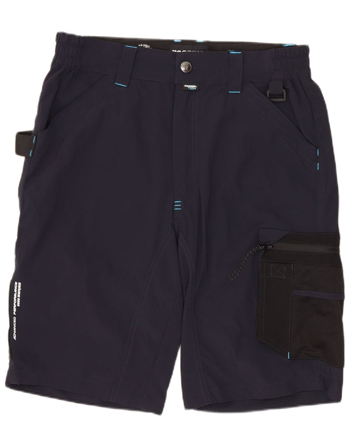 VINTAGE Ανδρικό σορτς Cargo Medium W30 Navy Blue Polyamide
