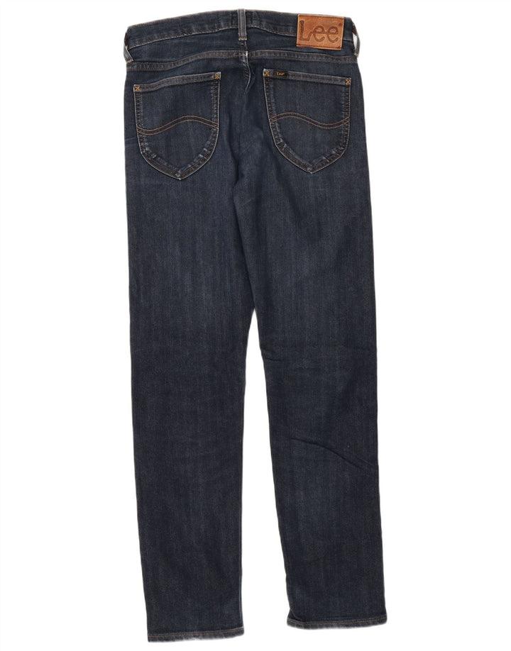 Lee Mens Daren Slim Jeans W29 L32 Navy Blue Cotton