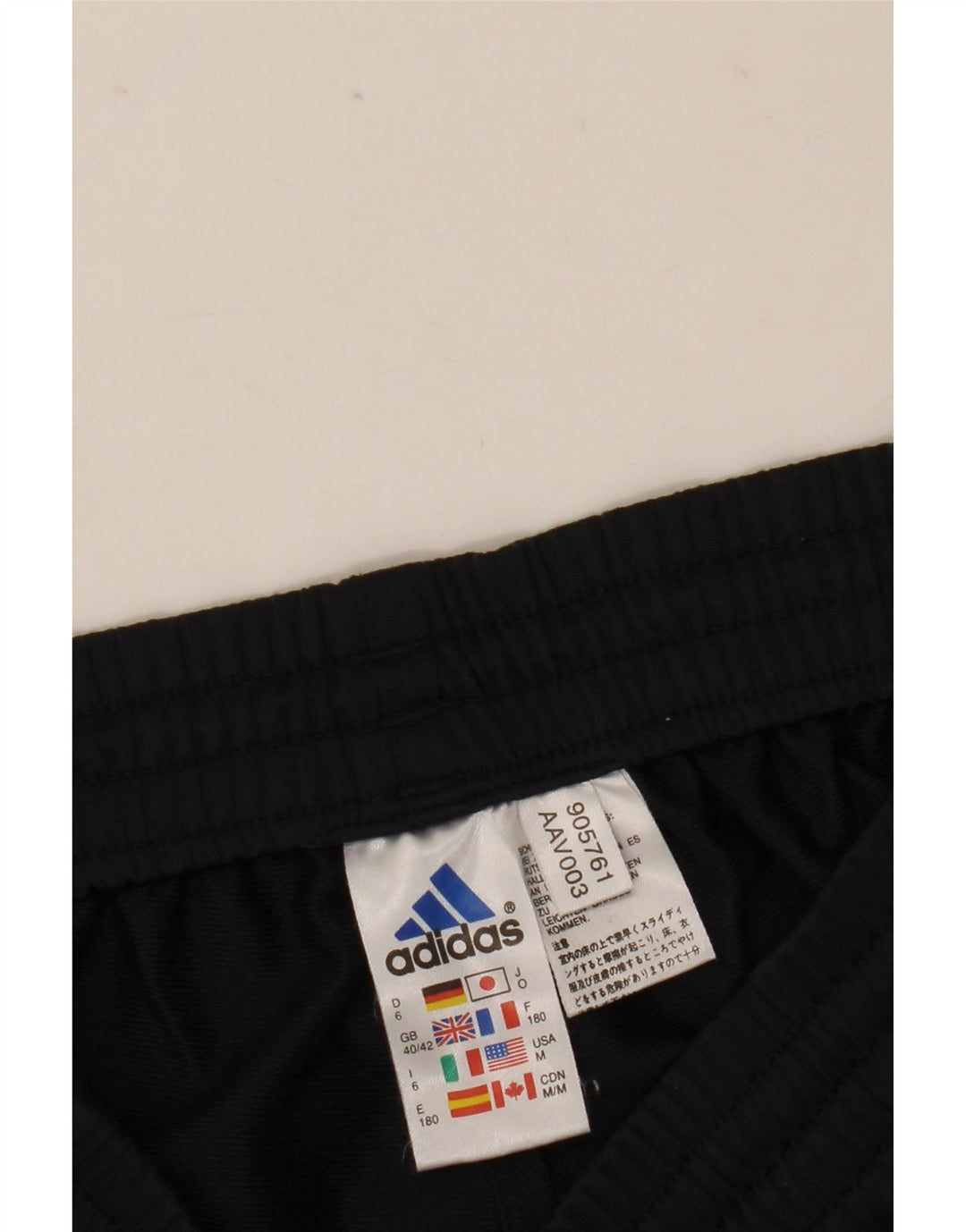 Ανδρική αθλητική φόρμα Adidas Παντελόνι UK 40/42 Medium Black Colorblock Polyester