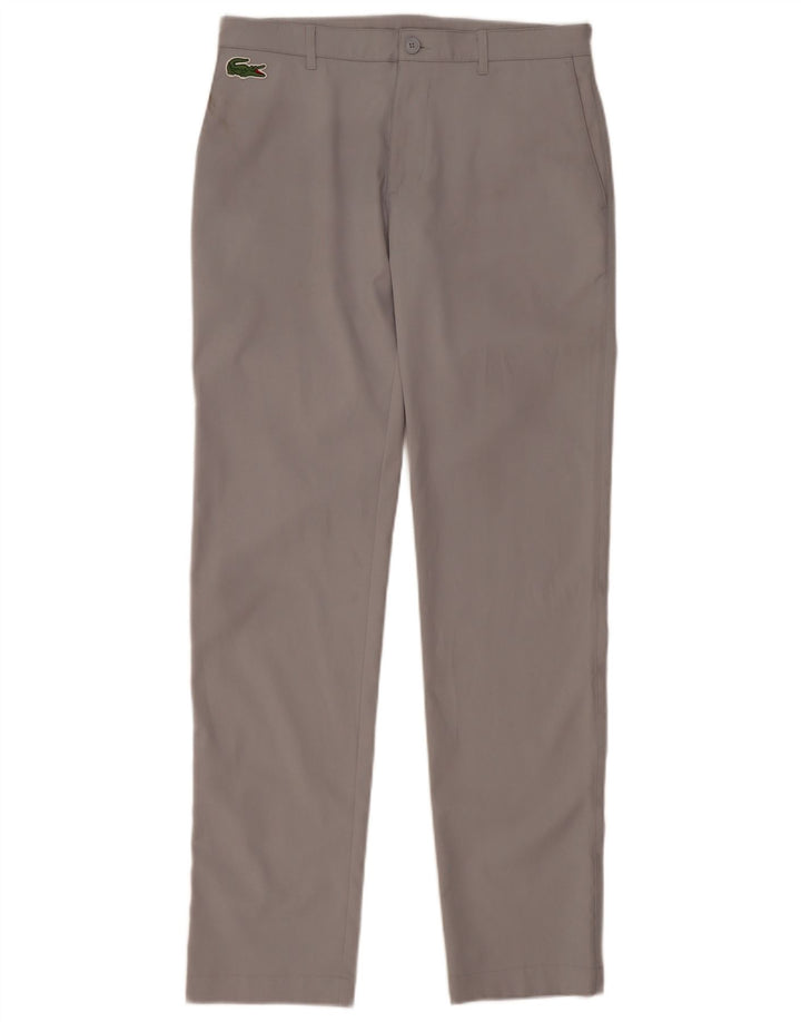 Ανδρικό παντελόνι Chino Lacoste Slim μέγεθος 40 Medium W32 L33 Grey Polyester