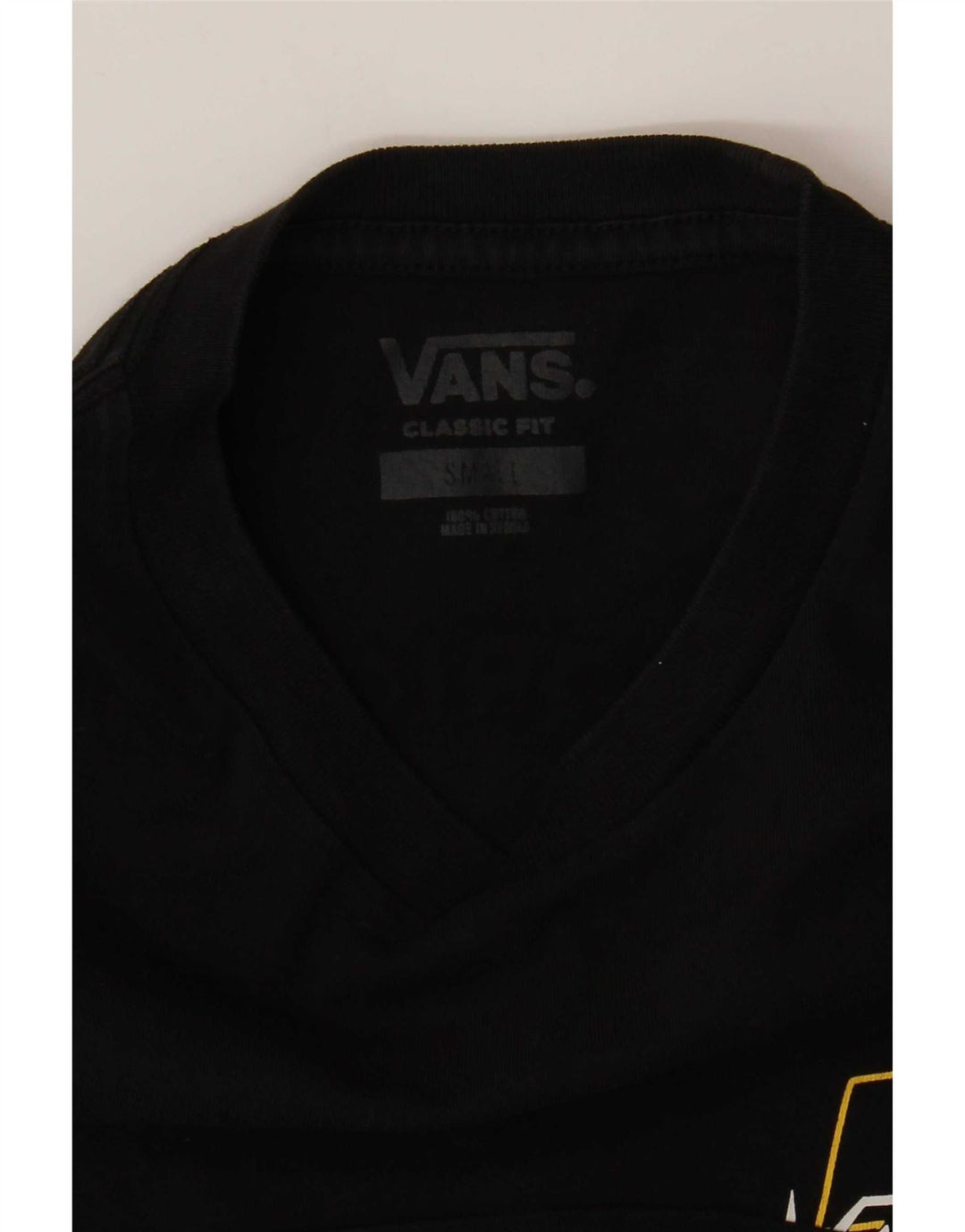 Ανδρικό T-Shirt Vans Classic Fit Top Small Black