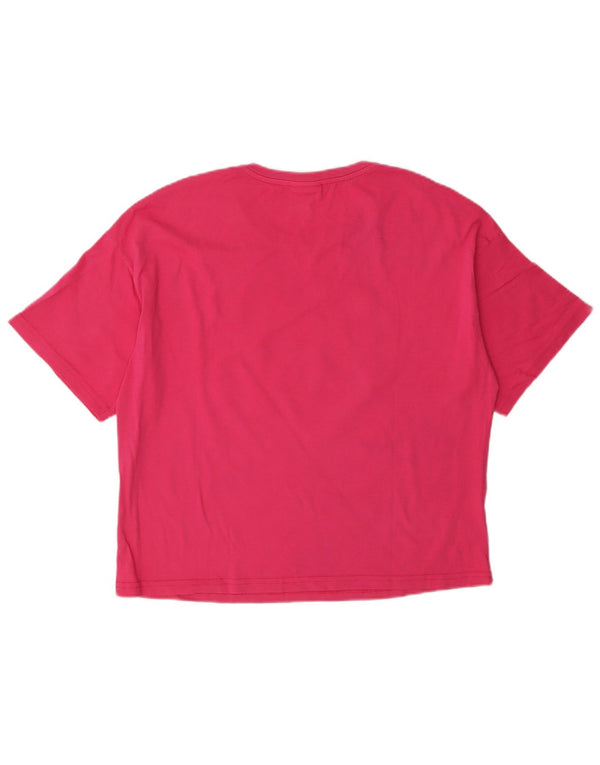 Benetton Γυναικείο T-Shirt Disney Graphic Top UK 16 Large Pink