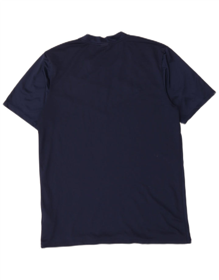 Ανδρικό T-shirt Nike Dri Fit Τοπ μεσαίου μπλε ναυτικού χρώματος πολυεστέρας