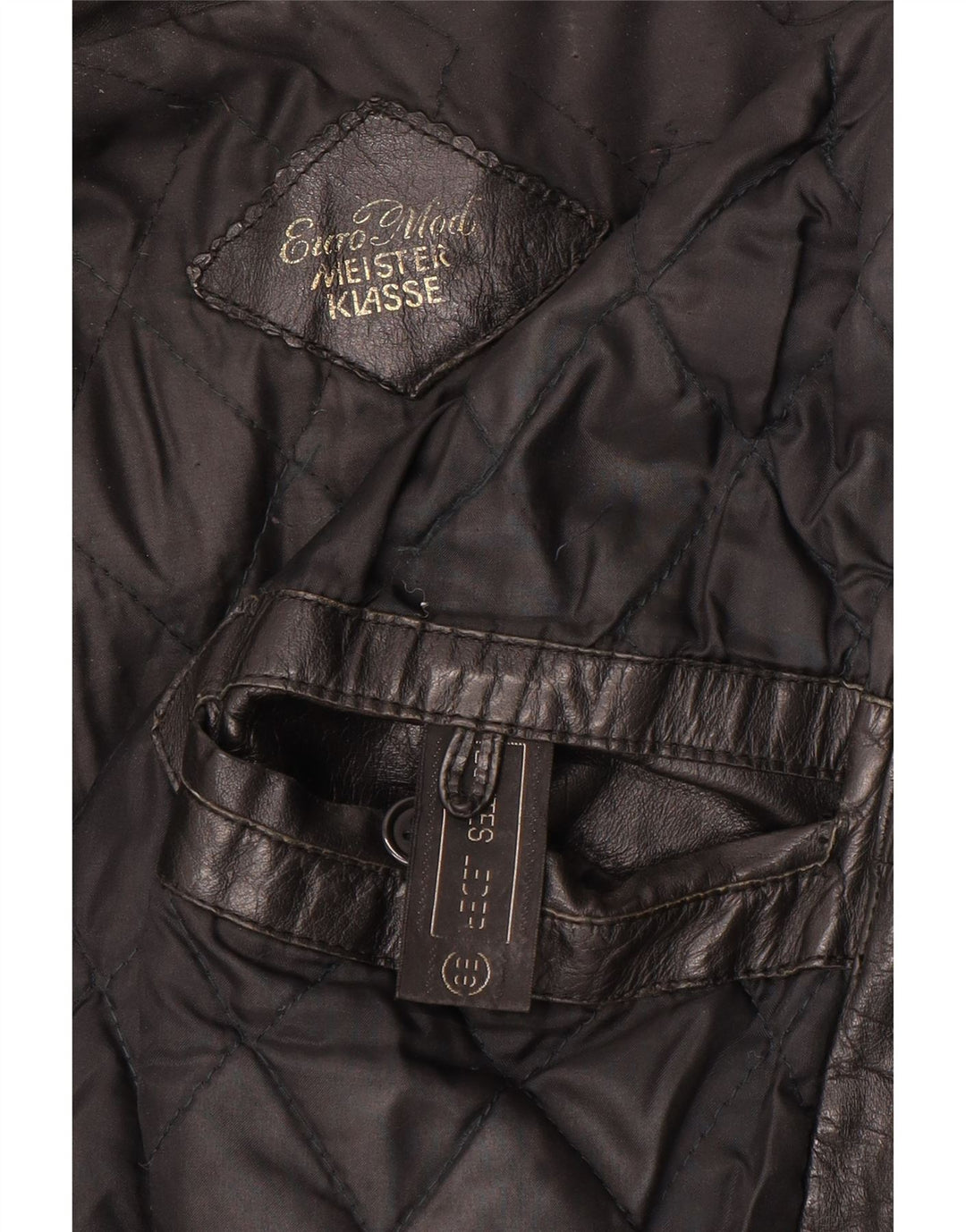 Vintage Ανδρικό Δερμάτινο Μπουφάν UK 40 Large Μαύρο Δερμάτινο