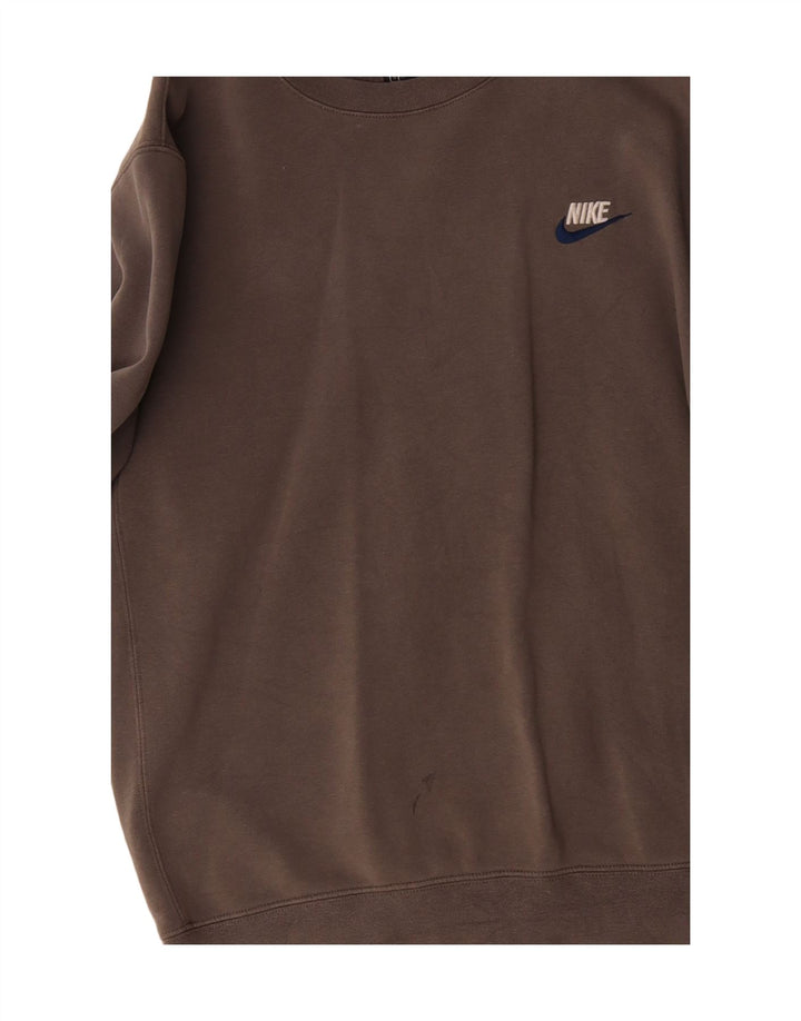 Ανδρικό φούτερ Nike Jumper από μικρό γκρι βαμβακερό χρώμα