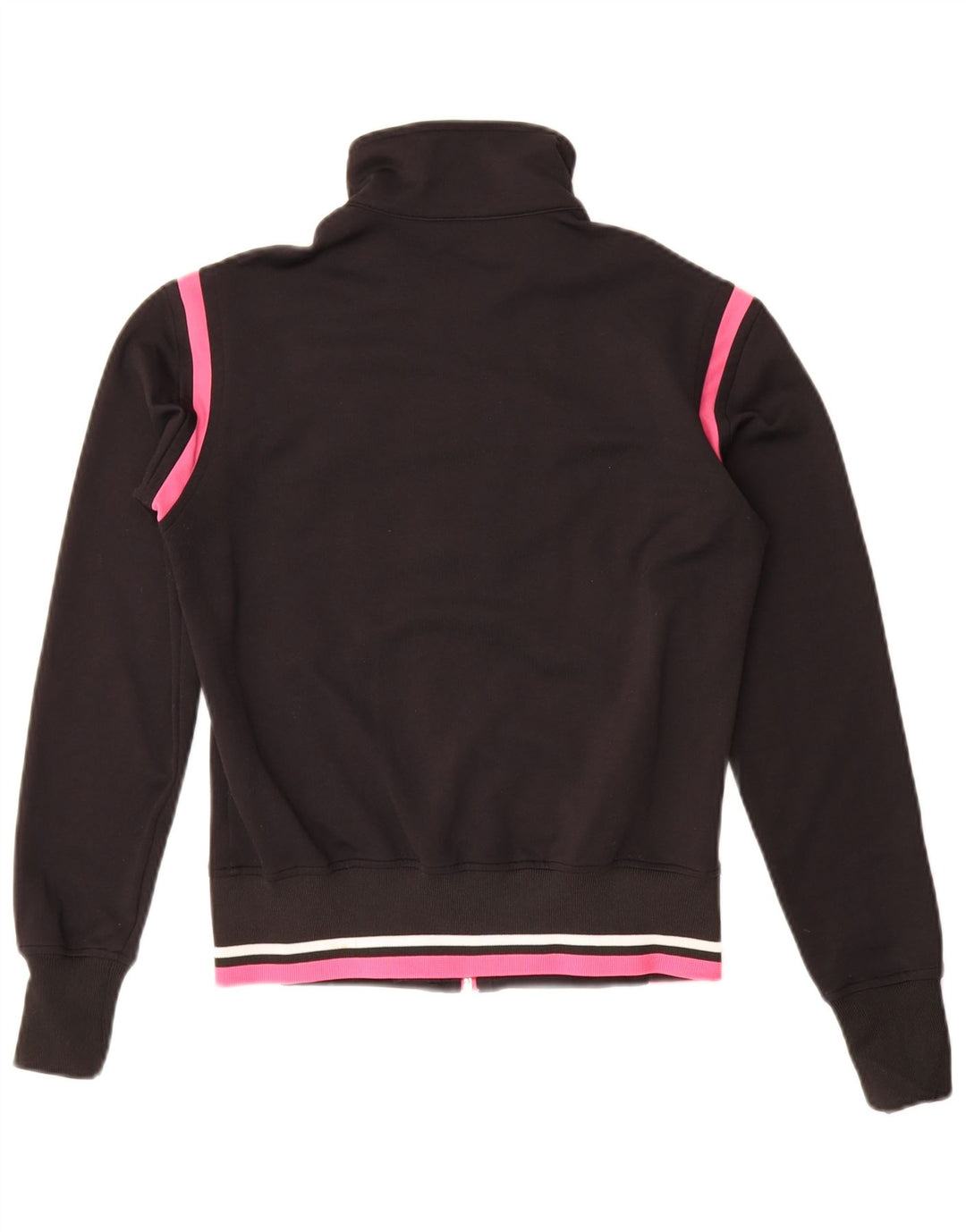 Γυναικεία αθλητική φόρμα Asics Top Jacket UK 10 Small Black Colourblock