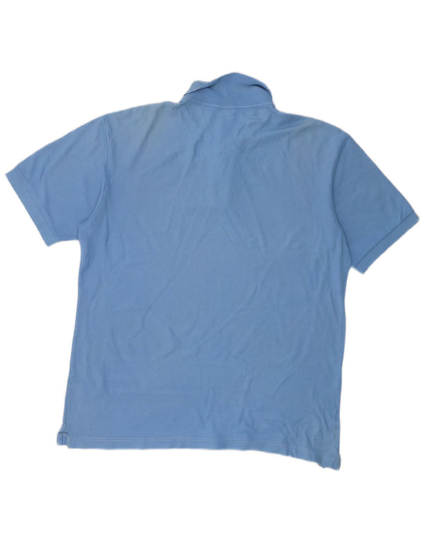 Ανδρικό πουκάμισο πόλο FILA μεγάλο μπλε βαμβακερό