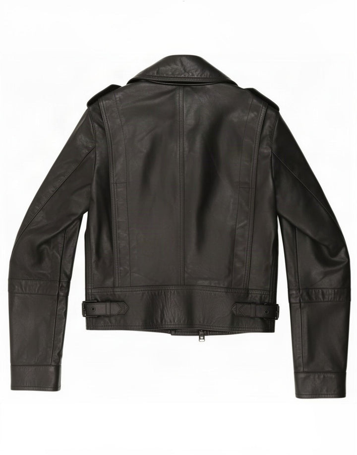 Belstaff Γυναικείο Δερμάτινο Μπουφάν Biker IT 38 XS Μαύρο