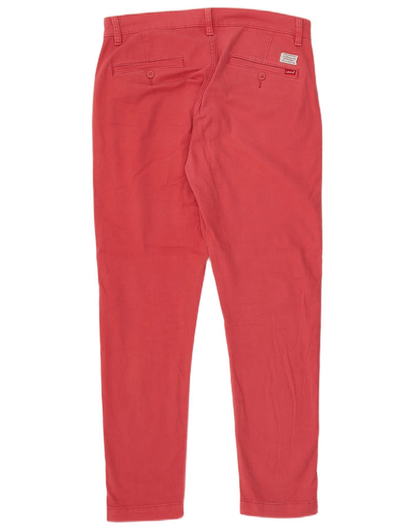 Ανδρικό Levi's Slim Tapered Chino Παντελόνι W32 L30 Ροζ Βαμβακερό
