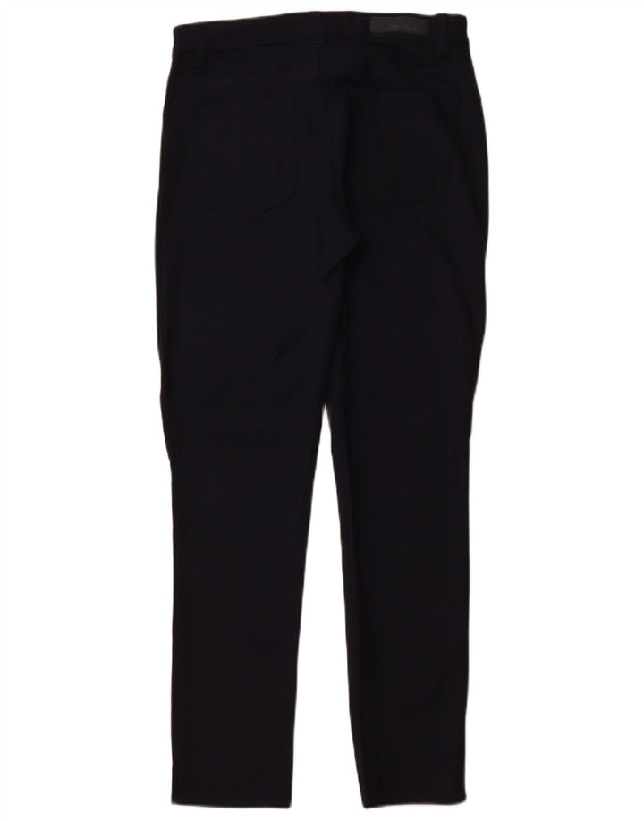 Calvin Klein Γυναικείο Casual Παντελόνι US 8 Medium W28 L28 Navy Blue Viscose