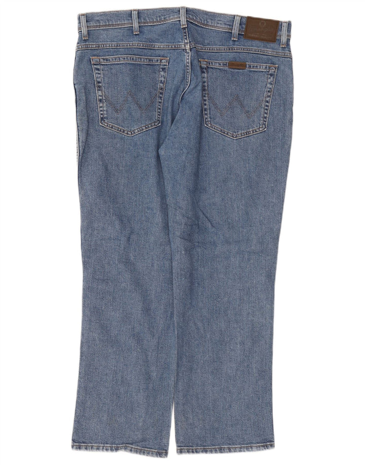 Ανδρικό τζιν WRANGLER ίσιο W38 L30 Μπλε βαμβακερό