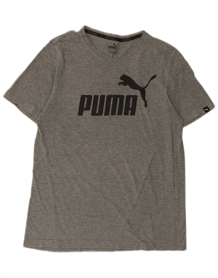 Ανδρικό γραφικό μπλουζάκι Puma Top Medium Grey