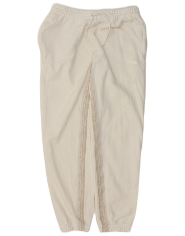 Γυναικεία αθλητική φόρμα Adidas Παντελόνι Joggers UK 14 Large Off White Sports
