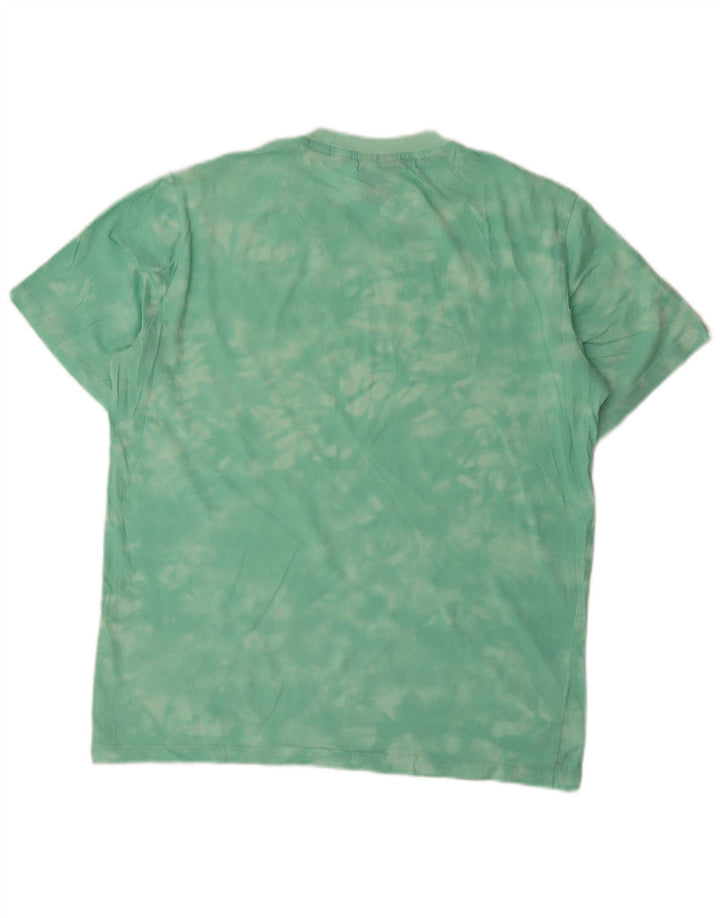Ανδρικό γραφικό μπλουζάκι Champion Top Small Green Tie Dye