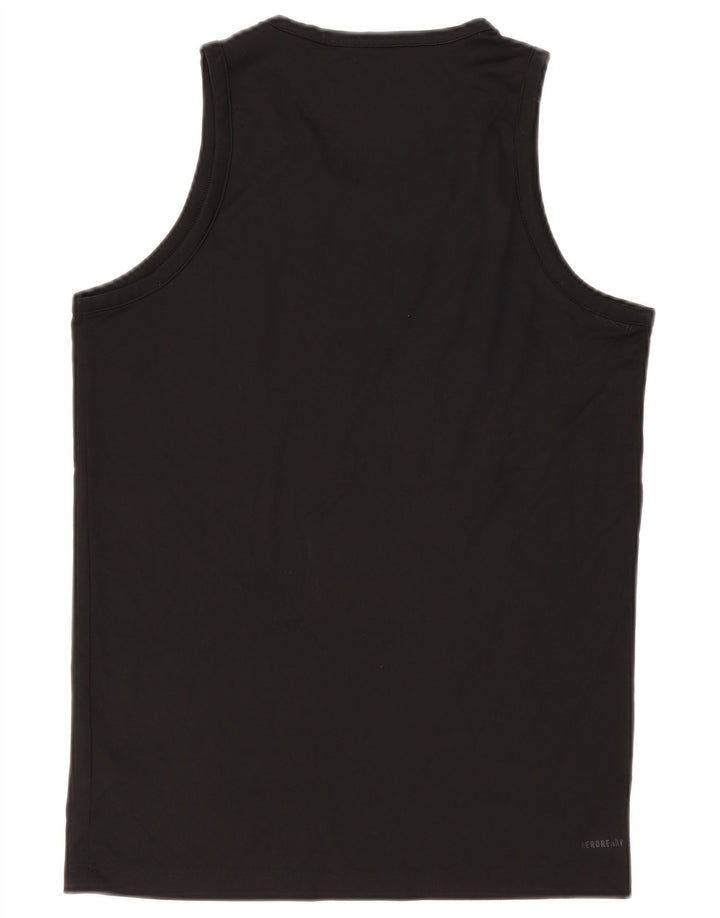 Ανδρικό γραφικό γιλέκο Adidas Top Medium Μαύρο Πολυεστέρας