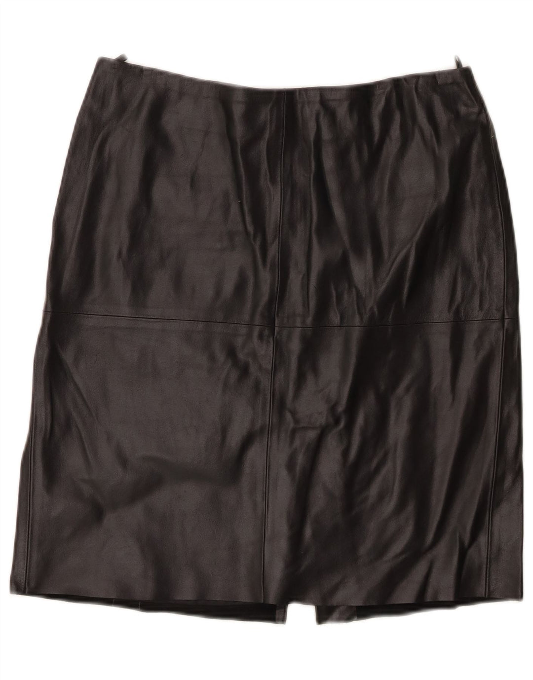 Γυναικεία Δερμάτινη Φούστα Benetton IT 44 Medium W30 Μαύρη Δερμάτινη