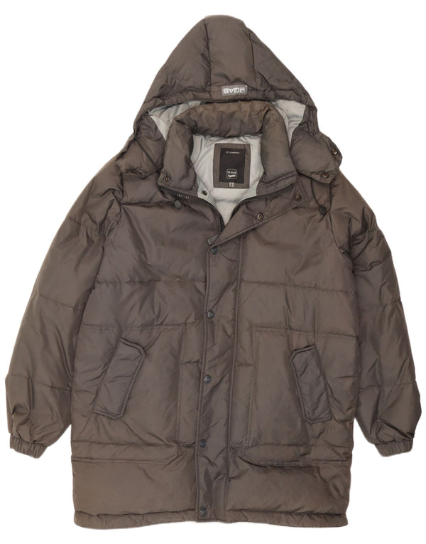 Ανδρικό παλτό με κουκούλα Gas UK 40 Large Grey
