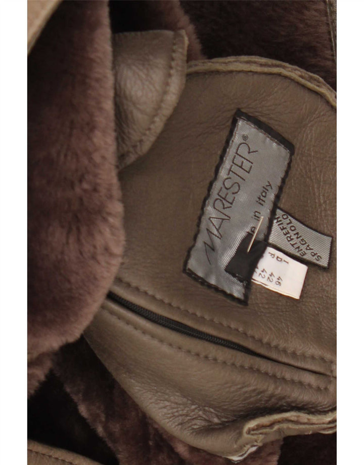 Marester Γυναικείο παλτό Shearling UK 14 Large Brown