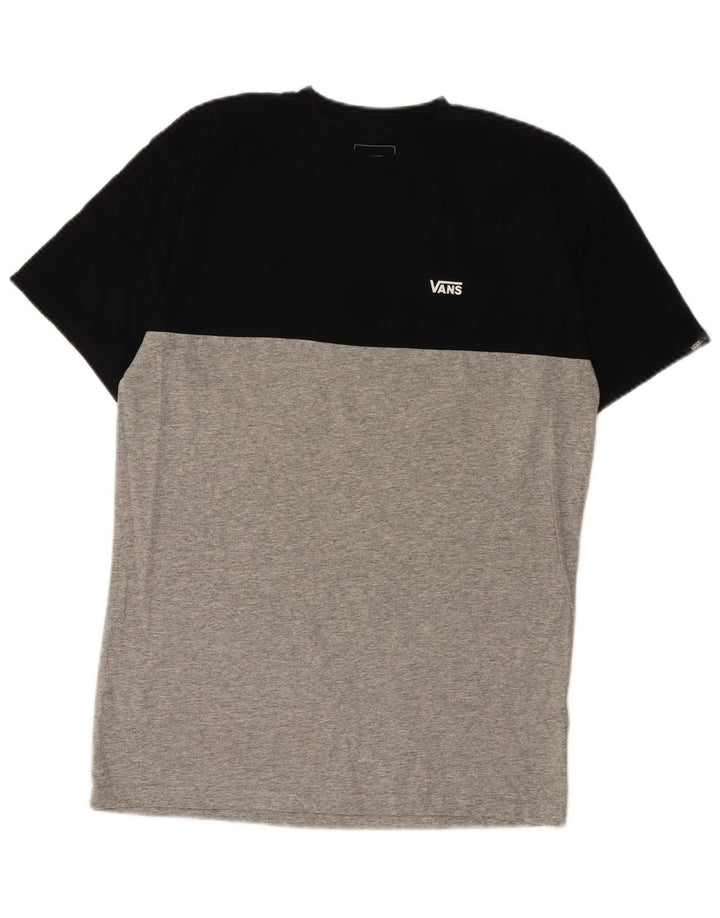 Ανδρικό T-Shirt Vans Classic Εφαρμογή Τοπ μεσαίου γκρι χρώματος βαμβακερό
