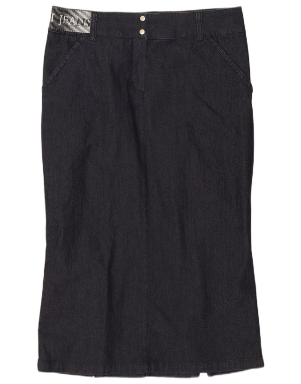 Trussardi Γυναικεία τζιν τρομπέτα IT 44 Medium W30 Navy Blue Cotton