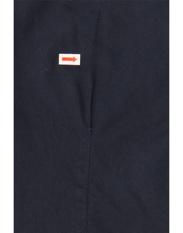 Ανδρικό πουκάμισο REISS Slim Fit Μικρό μπλε ναυτικό βαμβακερό
