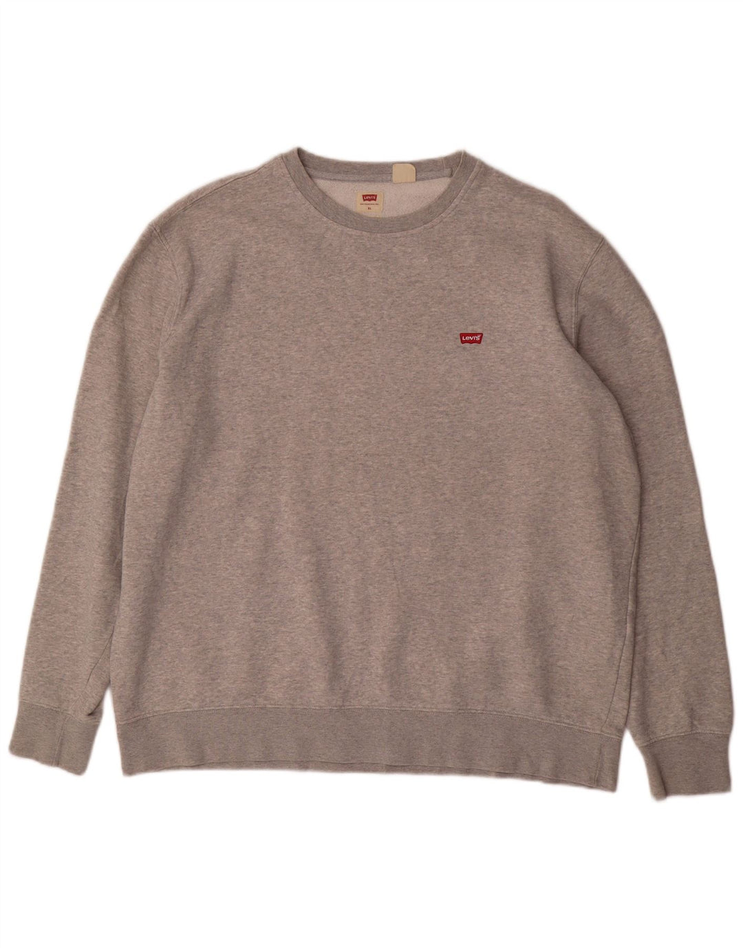 LEVI'S Γυναικείο φούτερ μεγάλου μεγέθους Jumper UK 18 XL Γκρι βαμβακερό