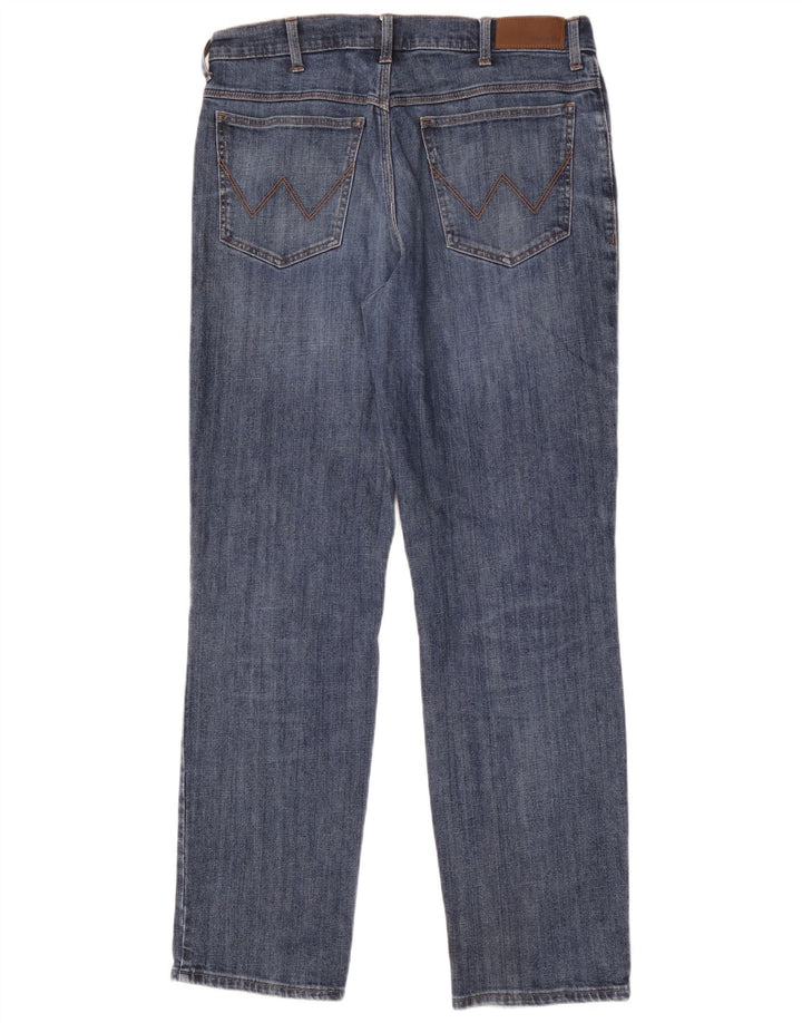 Ανδρικό τζιν Wrangler ίσιο W36 L34 Μπλε βαμβακερό