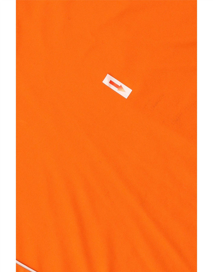 Adidas Ανδρικό T-Shirt Climalite Top Large Polyester σε πορτοκαλί χρώμα