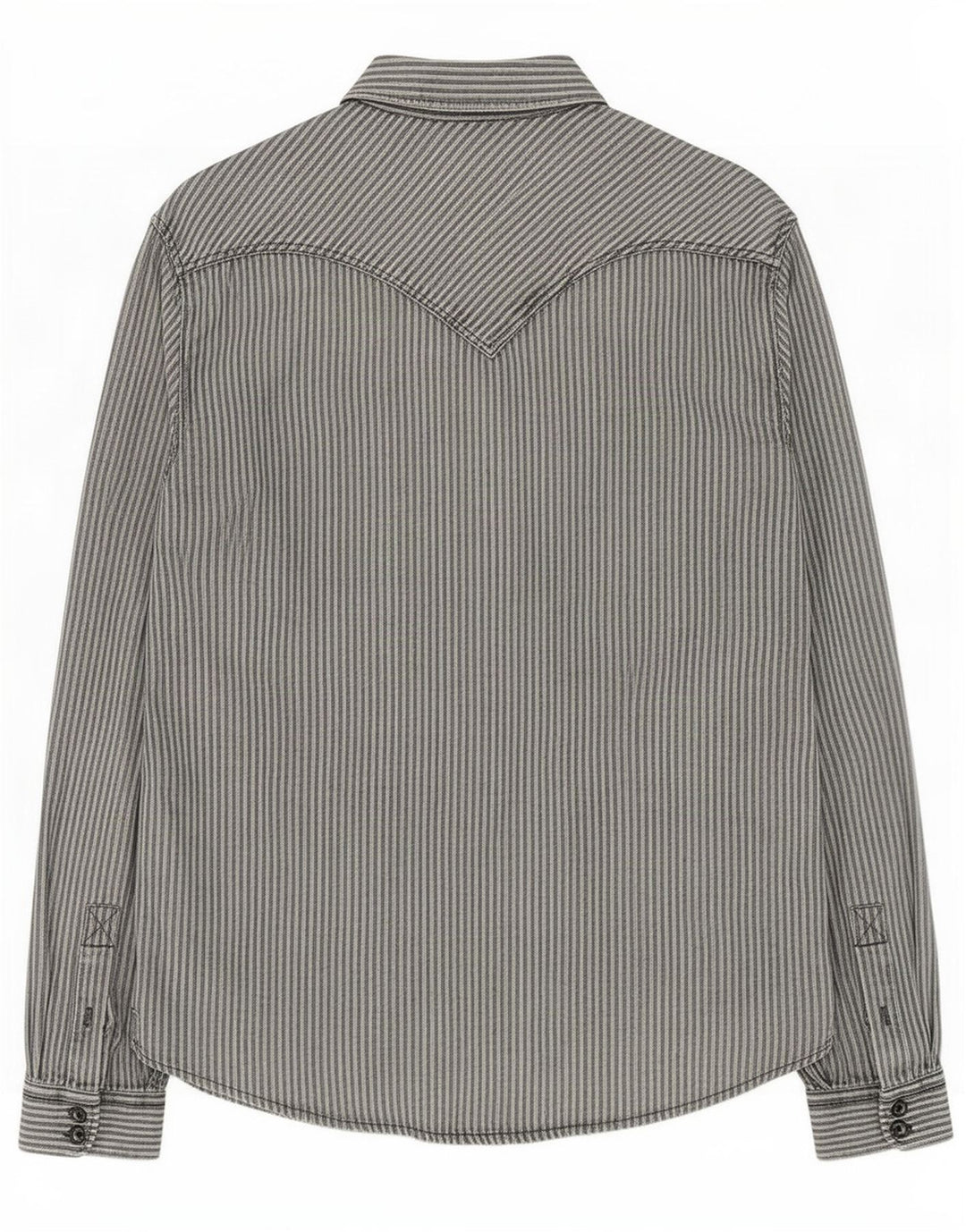Ανδρικό πουκάμισο Levi's Large Grey Pinstripe Βαμβακερό