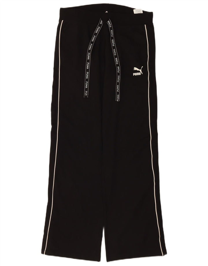 Puma Γυναικεία φόρμα παντελόνι UK 12 μεσαίο μαύρο βαμβακερό