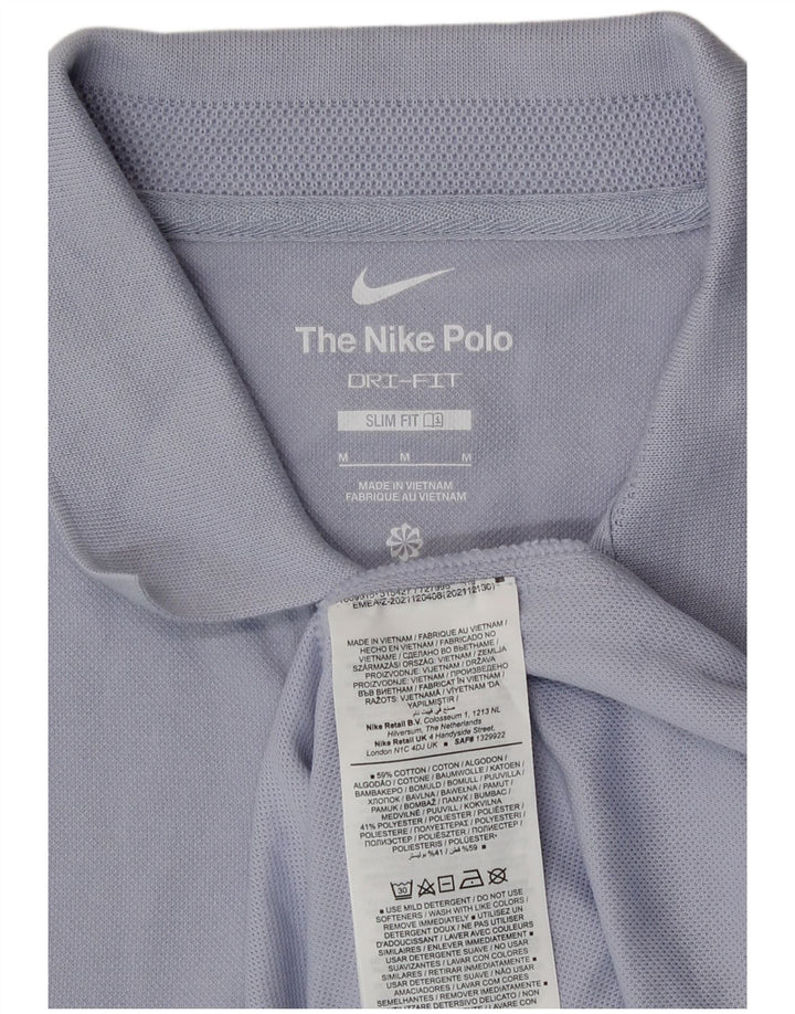 Ανδρικό μπλουζάκι πόλο Nike, μεσαίο μωβ, βαμβακερό