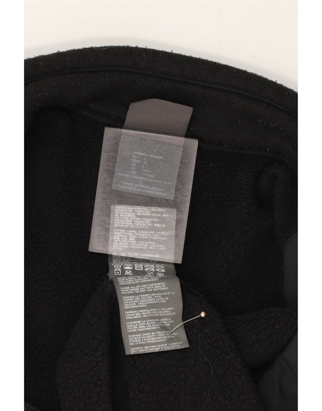 JACK WOLFSKIN Womens Tracksuit Top Jacket UK 14/16 Large Black Polyester