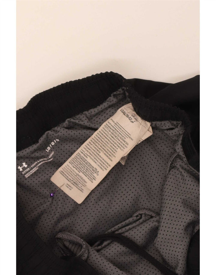 Ανδρικό αθλητικό σορτς Under Armour μεγάλο μαύρο πολυεστέρα