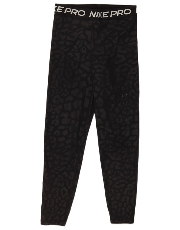 Γυναικεία Nike Dri Fit Graphic κολάν UK 8 Small black print Animal